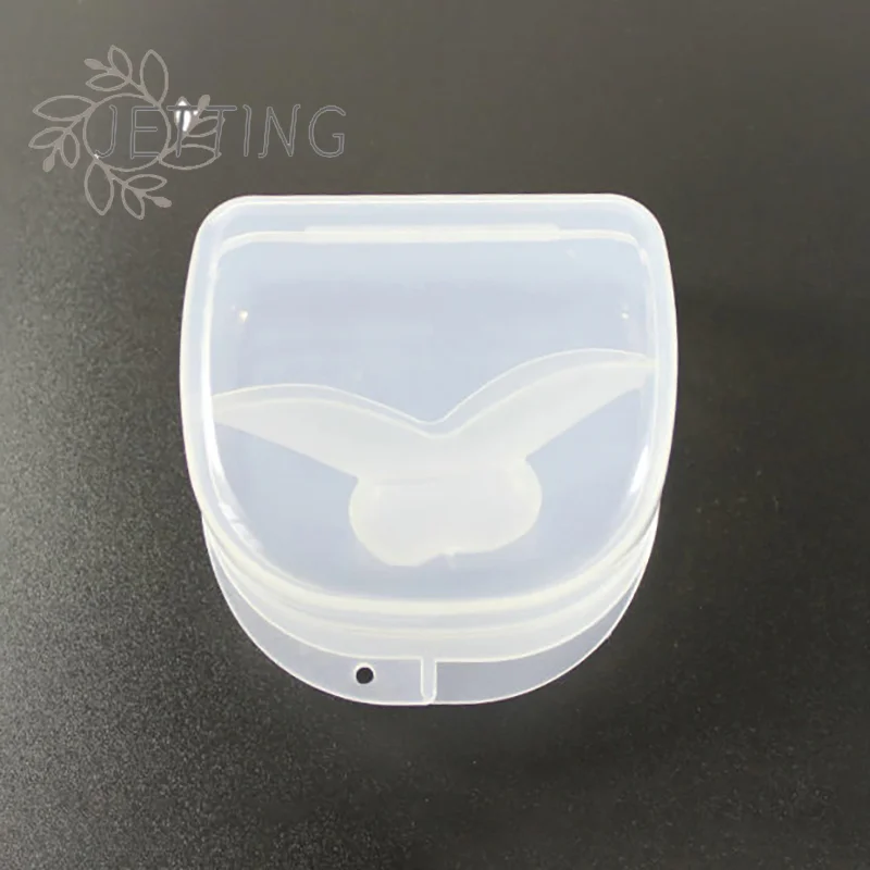 Hot 1pc Anti Snoring Mouthpiece Device Tongue Medical Silicone Sleep Guard Tongue Retain Breathing Aid Snore Apnea view 2