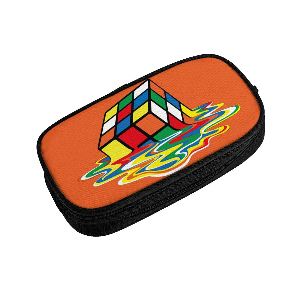 Imagem -03 - Lápis Cubo Rubix Derretido Grande Capacidade Matemática Geométrica Caixa de Lápis Mágico Kawaii Estudantes da Escola Meninos Meninas Personalizado Cases de