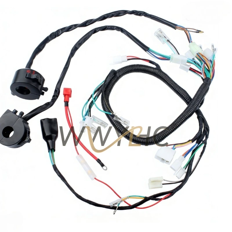 Adecuado para ZJ125 CG125 Italika DT125 FT125 interruptor de función de línea de arnés de cableado de coche entero