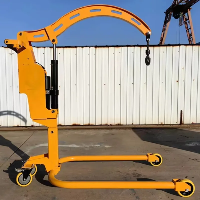 

JG Hot Sale Manual Lift Crane Mini Electric Crane With Scale Capacity 300kg Lift Height 1.7m-2m Split Disassembly Structure.