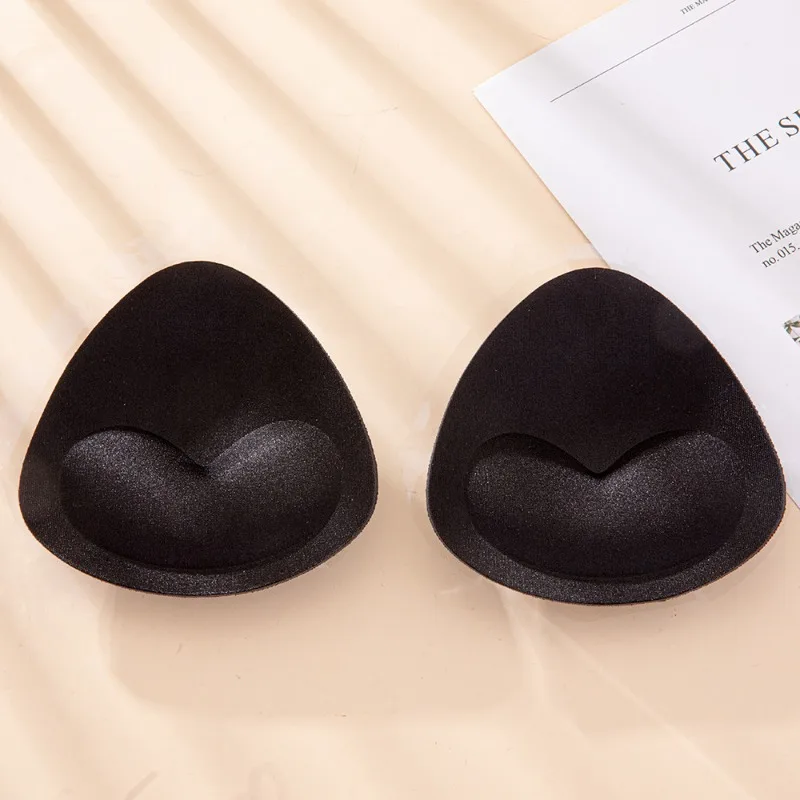 1 пара толстых губчатых подушечек для бюстгальтера для женщин, купальник, грудь, пуш-ап, увеличитель груди, съемные подушечки для бюстгальтера, вставки, чашки, аксессуары для бюстгальтера