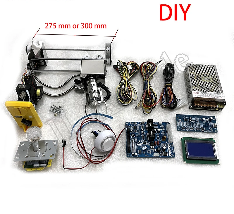 

Мини аркадный приз кран торговый автомат панель управления коготь материнская плата козловой комплект с ЖК счетчиком датчиком джойстик кнопка