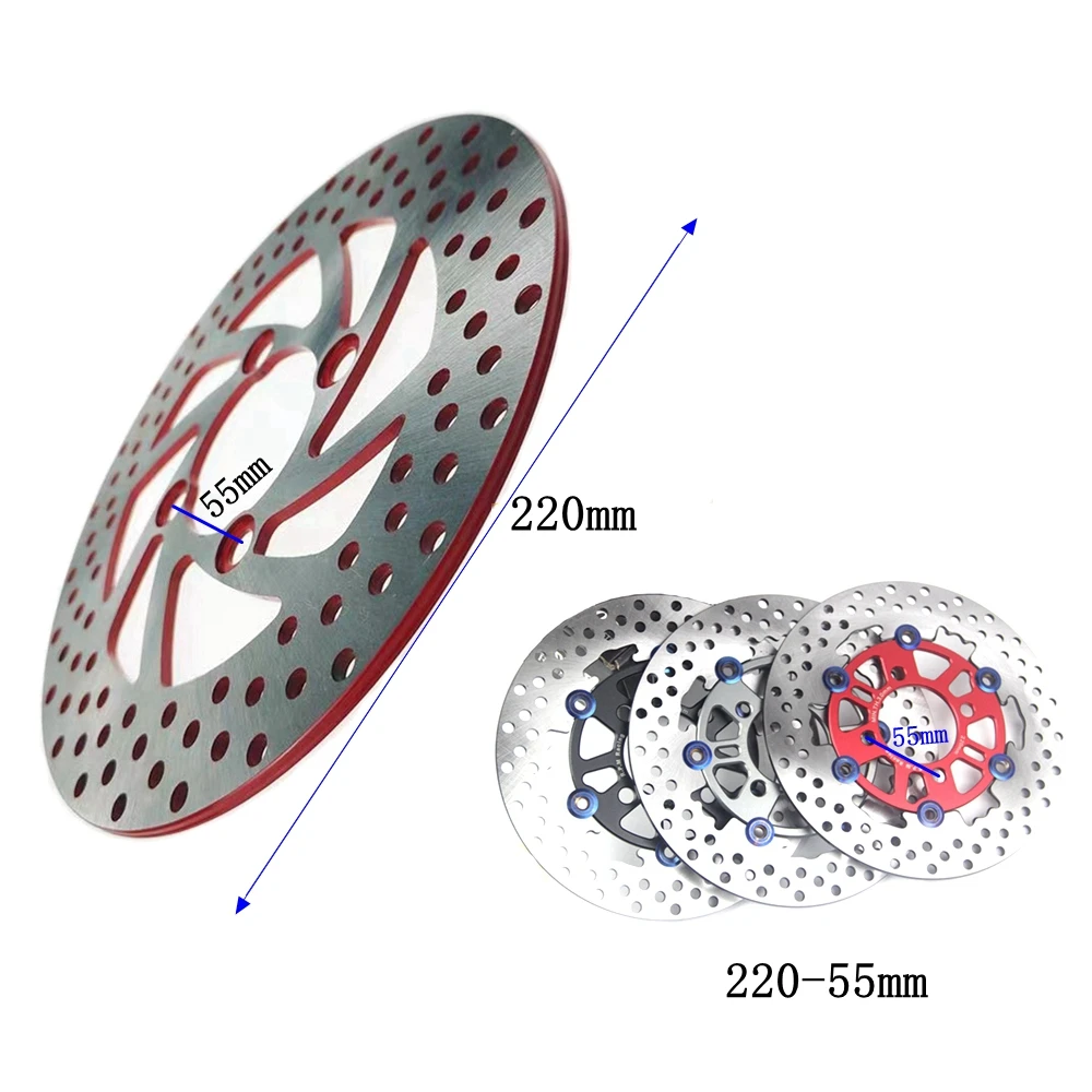 

CNC 4 Holes 220MM*55MM Pitch Floating Disc Motorcycle Brake Disc For Honda MSX125 M3 M5 M6 Z6 Electric Monkey Modify