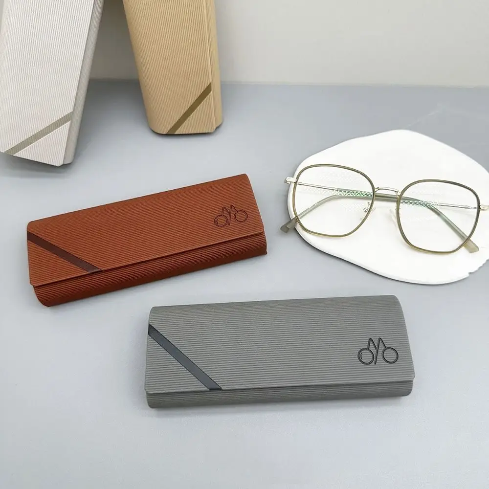 بو الجلود نظارات صناديق حامل الإبداعية متعددة الوظائف قلم الحواجب صندوق الإجهاد المقاومة قصر النظر نظارات حالة الرجال النساء #5