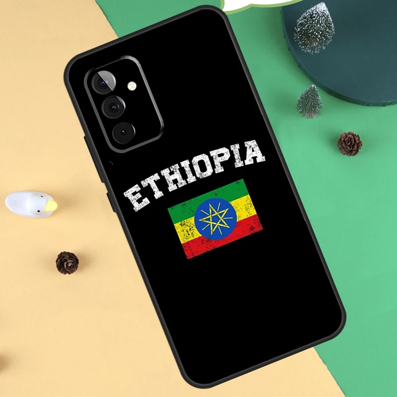 Ethiopia Flag Case For Samsung Galaxy A34 A54 A14 A13 A33 A53 A12 A32 A52 A71 A51 A25 A55 A35 A15 Cover