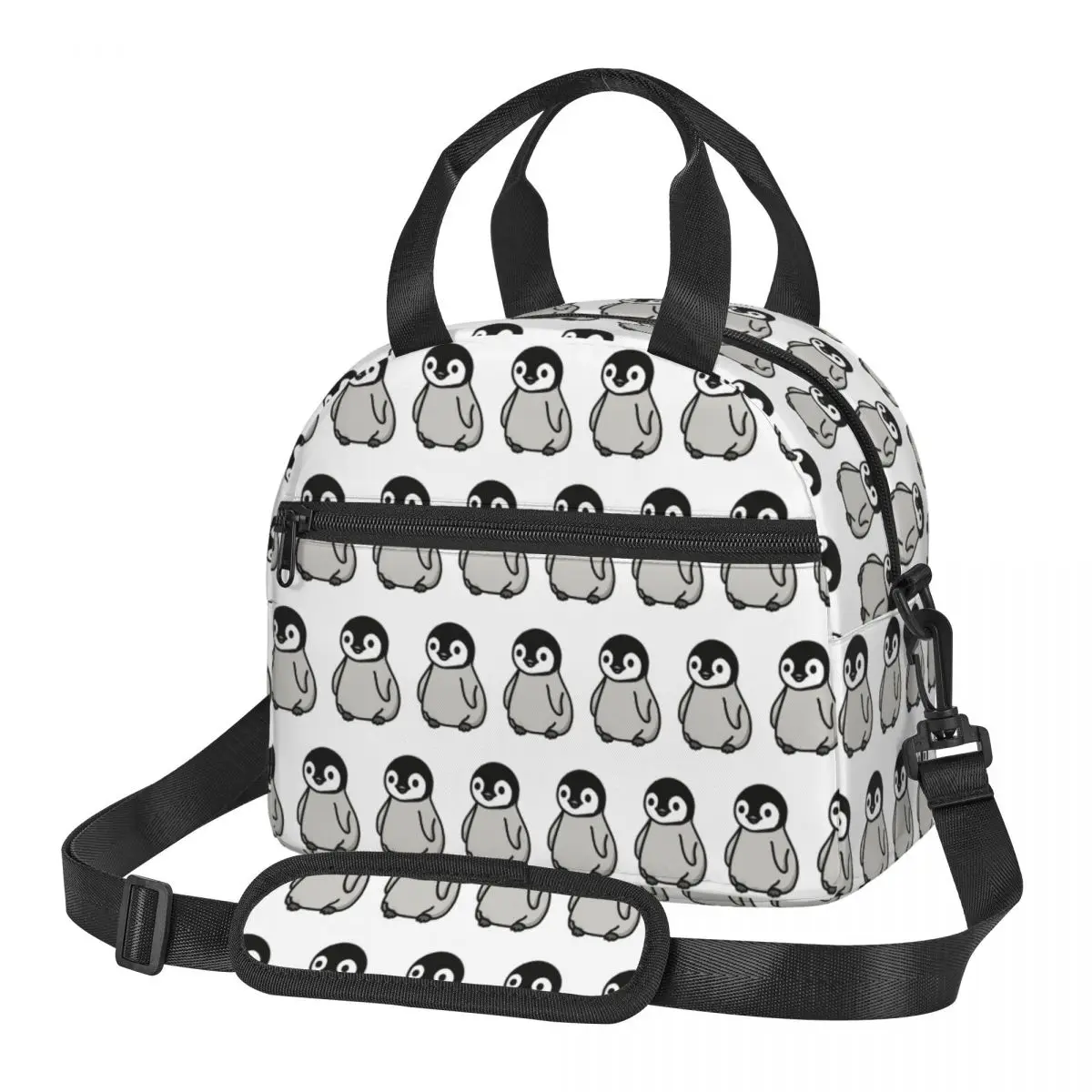 Baby Penguin Insulated Lunch Bag for Women Bento Storage Food Boxes Container Cooler Thermal Lunch Box Tote