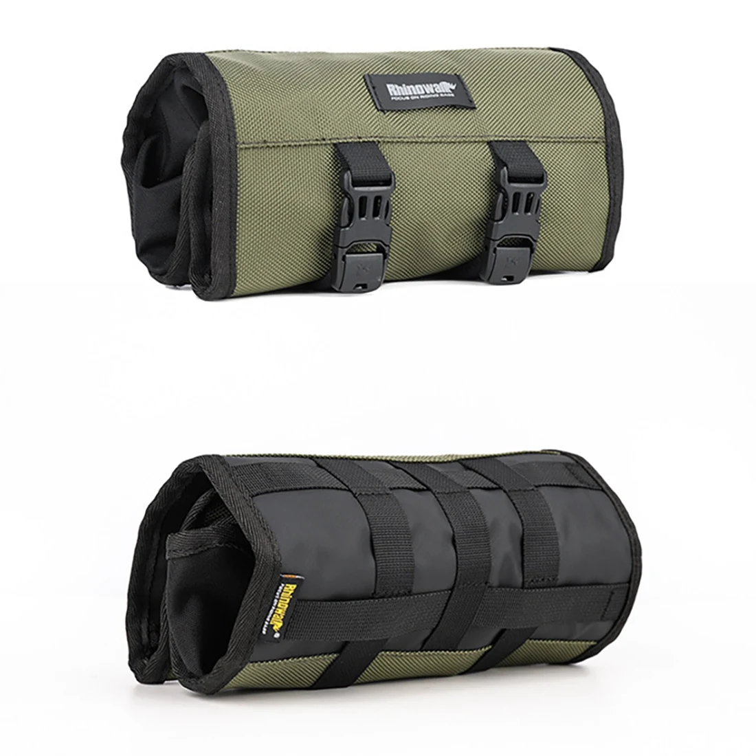 Rhinowalk Motorcycle Tool Roll Bag Portable Motor Saddlebags Side Tool Storage Bag Pouch Outdoor Travel Repair Working Tool B