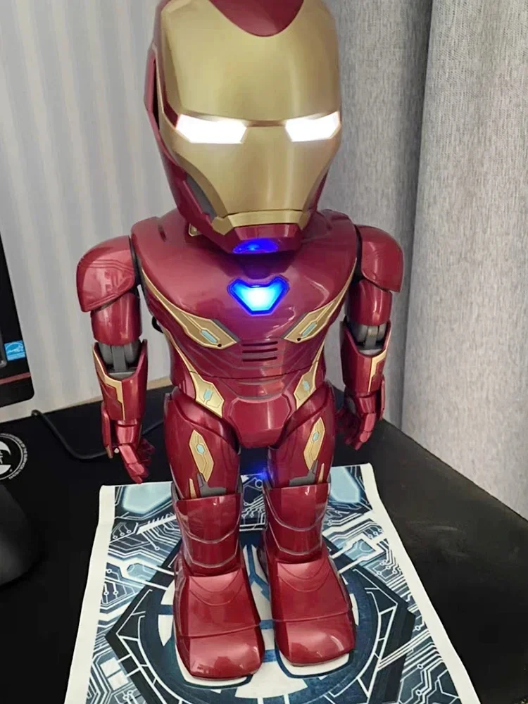 Echte Marvel Iron Man Mark Avengers Infinity War Mk50-versie Filmpersonages App-bediening Intelligent robotspeelgoed