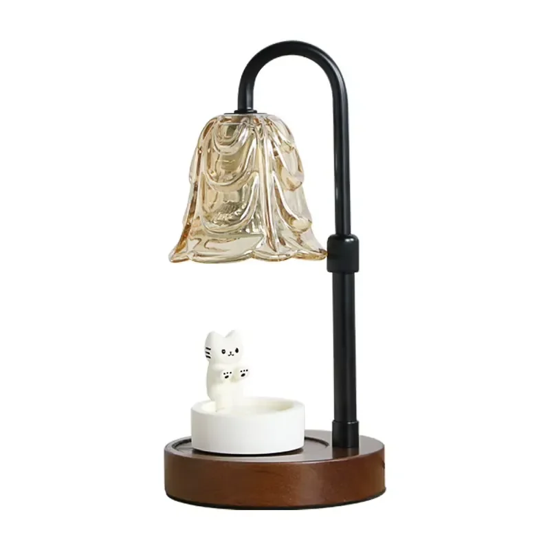 Retro Wax Melting Lamp Simple Luxury High End Aromatherapy Candle Warmer Light