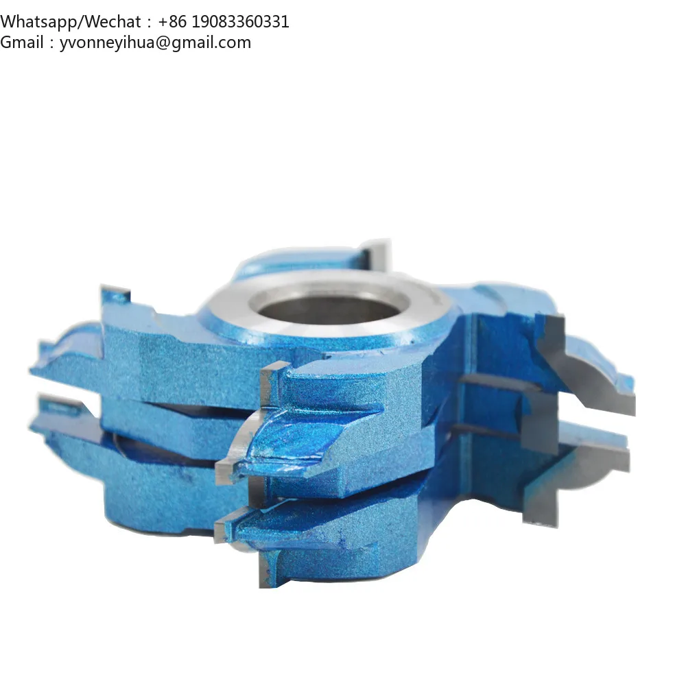 Planer Woodwork Customized Steel Aluminum Customized Moulder Cutterhead Wood Industrial Thicknesser Spiral Cutter Head