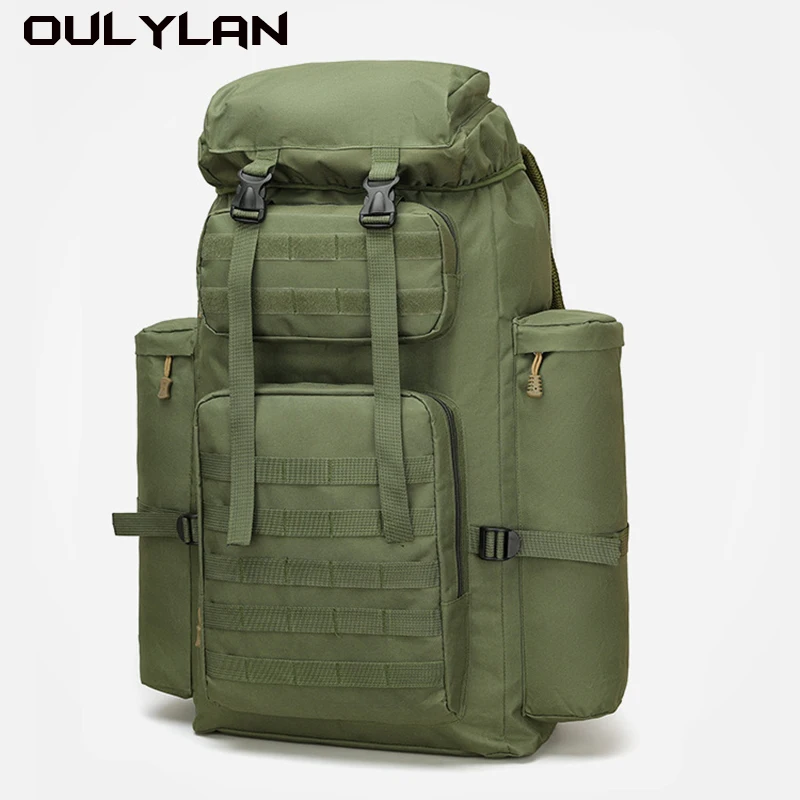 

Oulylan New Camo Tactical Mountaineering Bag 100L Large Capacity Multi functional Backpack Camping Hiking Travel Backpack