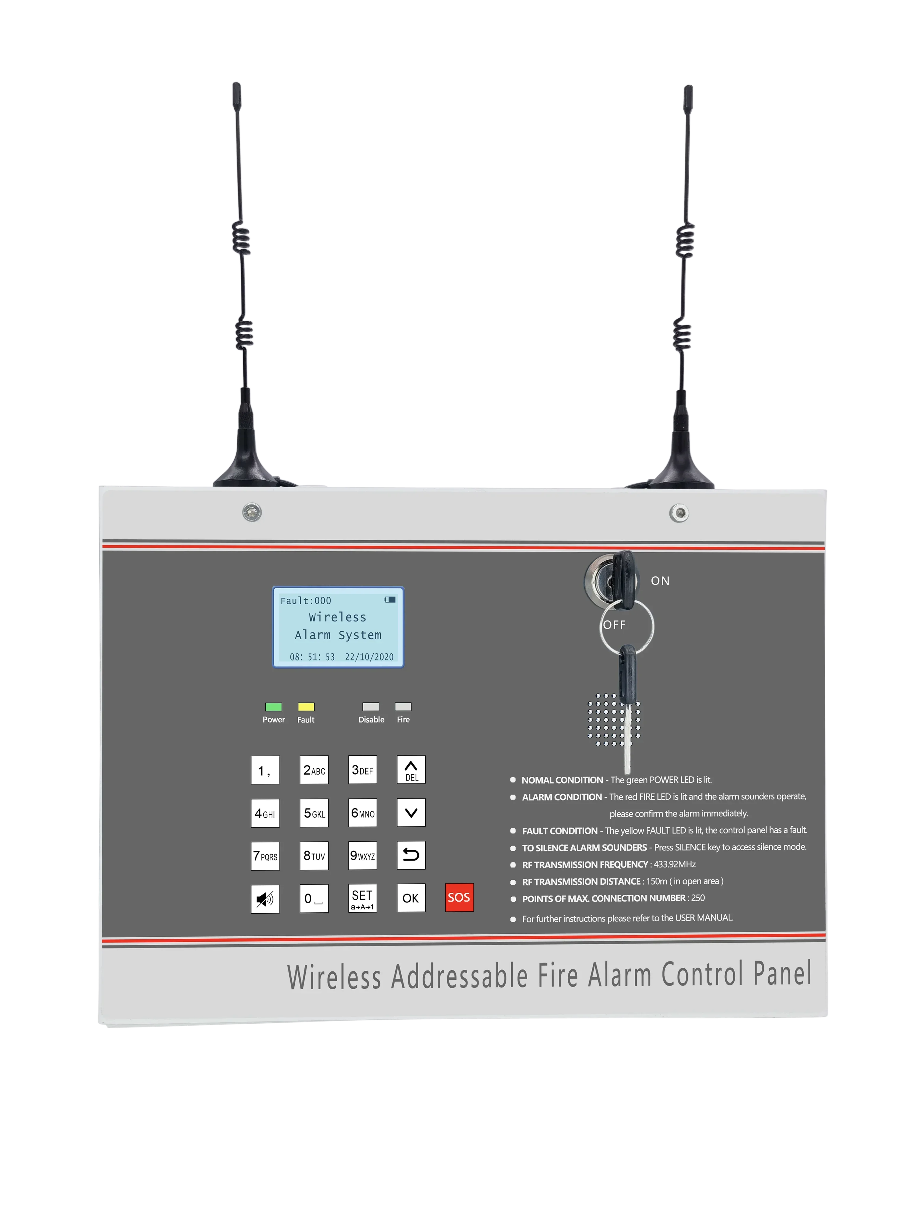 Nick 2026Commercial Fire Alarm Systems addressable fire alarm firefighting supplies for safety