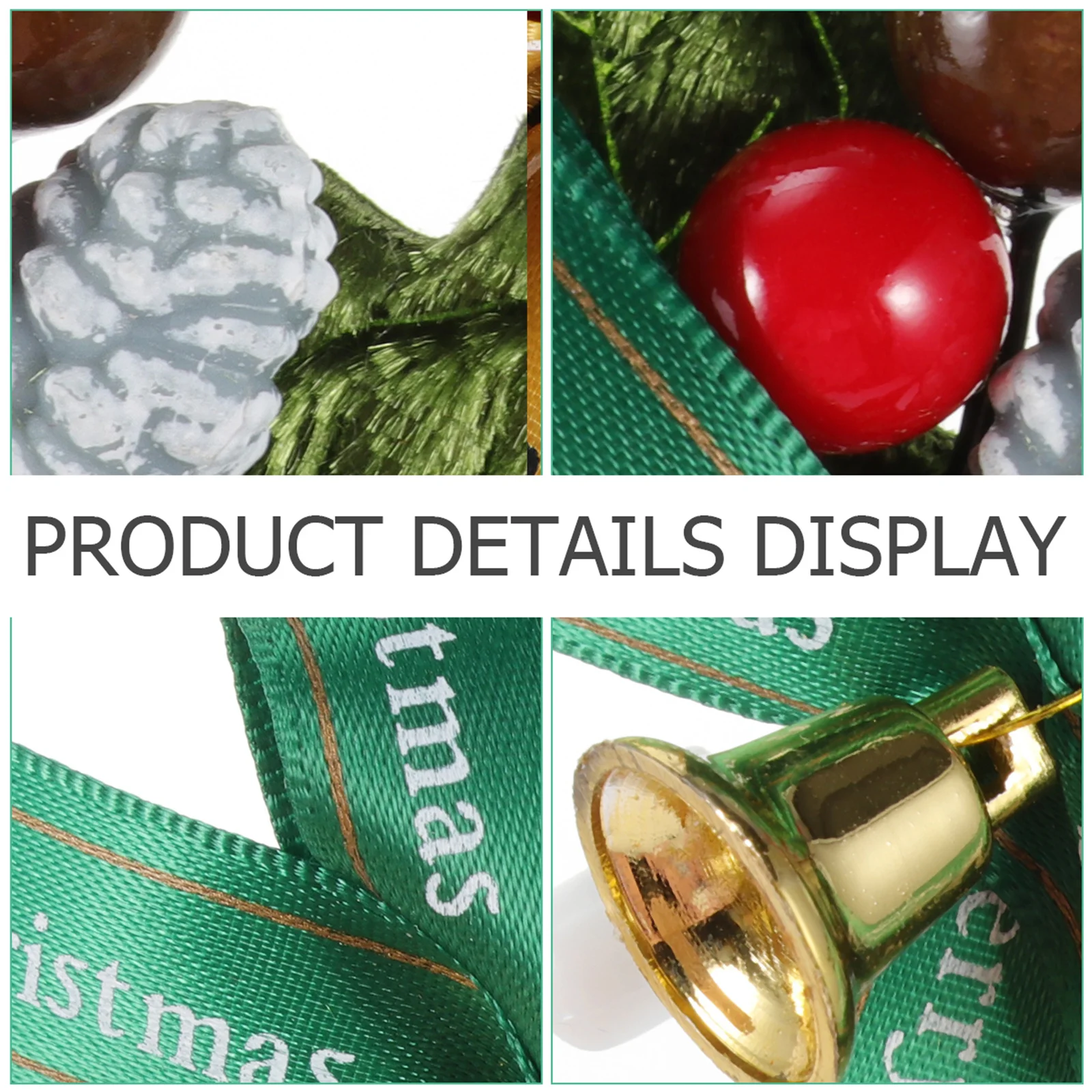 

10pcs Christmas Bell Cake Picks Premium Food Grade Adorable Design For Cake Decoration Cupcake Toppers Party Holiday Dessert