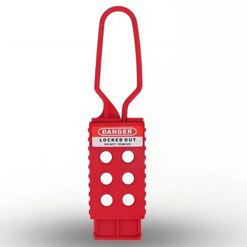 1pcs lockout tagout hasp with 6 holes Nylon Lockout Hasp Non-Conductive Lockout Hasp