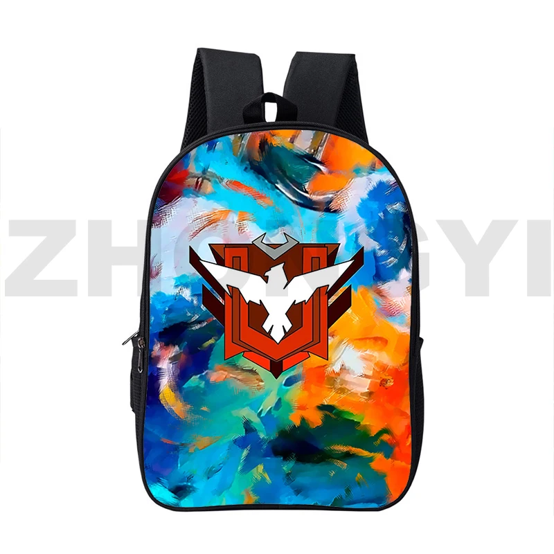 Funny Game Free Fire Garena 3D Backpacks for Teens Girls High Street Big School Bags 16 Inch Korean Casual Travel Bag Unisex