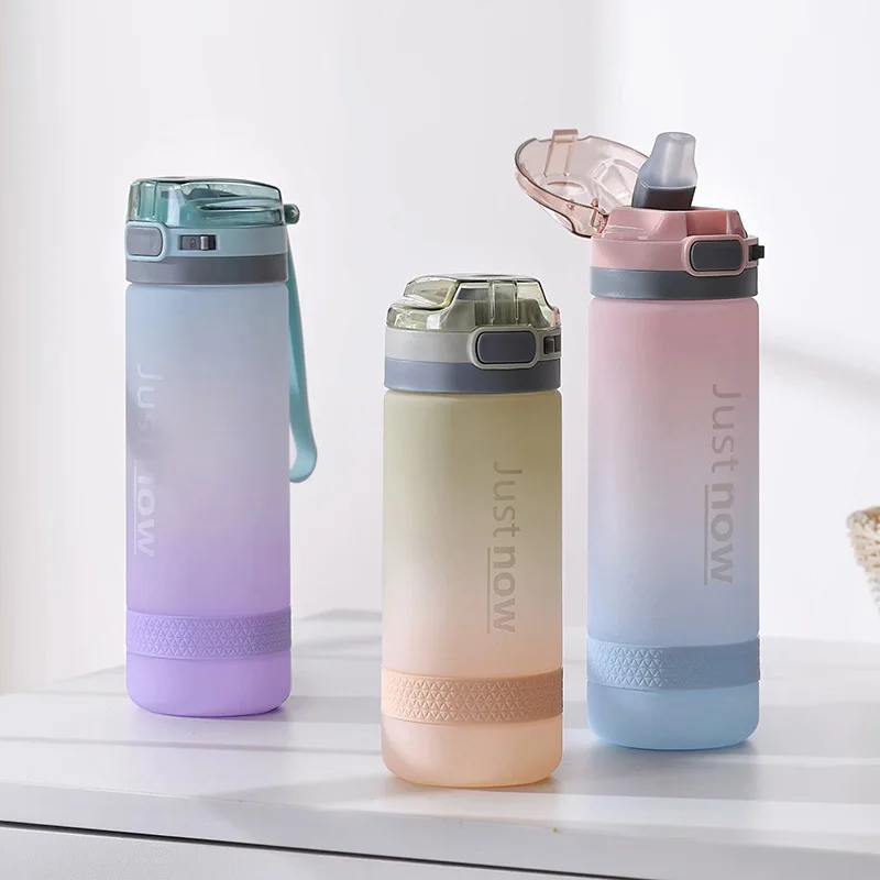 600ml New Fashion Water Bottle Items Portable Outdoor Shaker Sport Cute Drinking Plastic Water Bottles For Girls