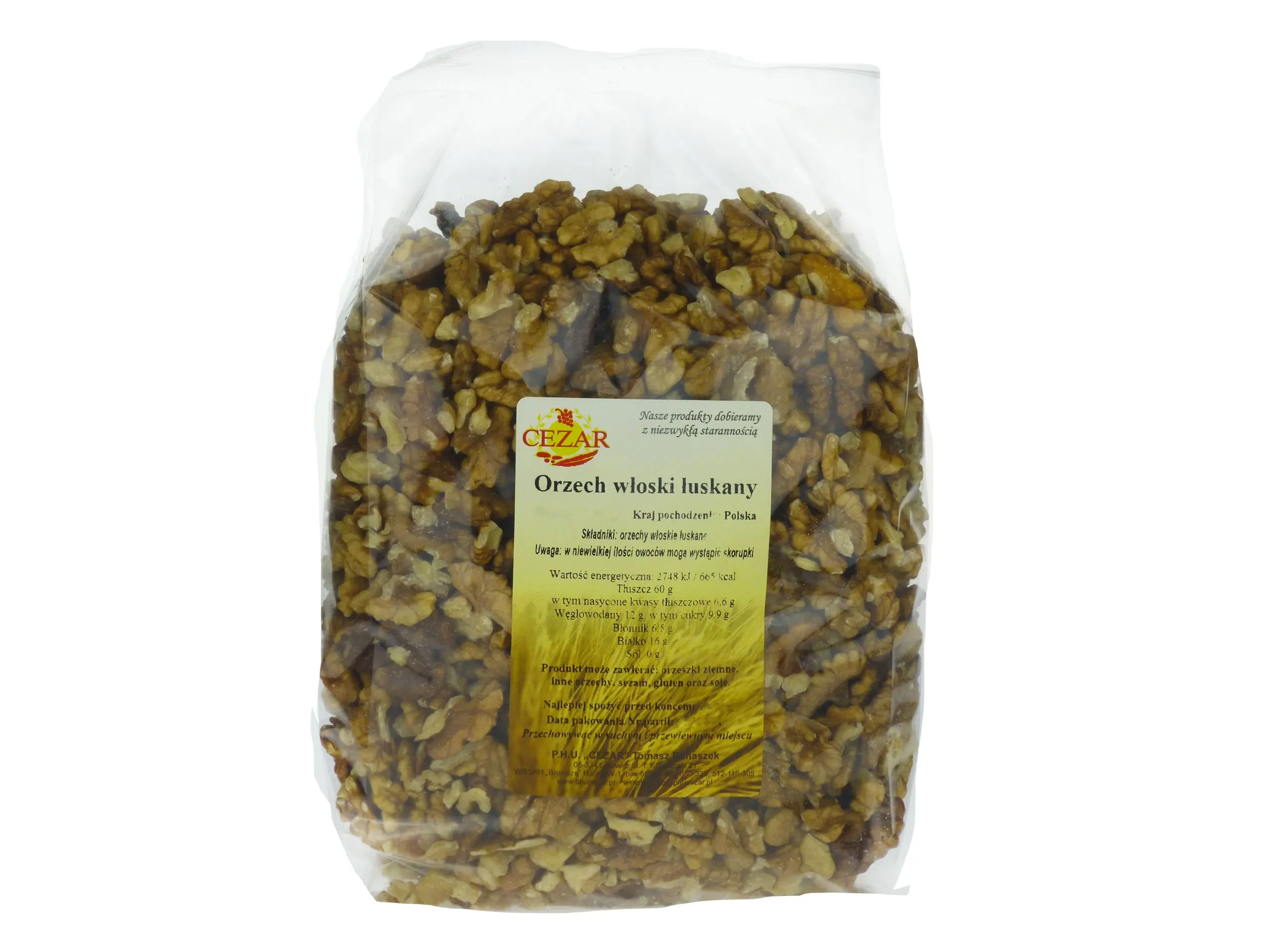 Orzech włoski łuskany 500g POLSKIE orzechy włoskie