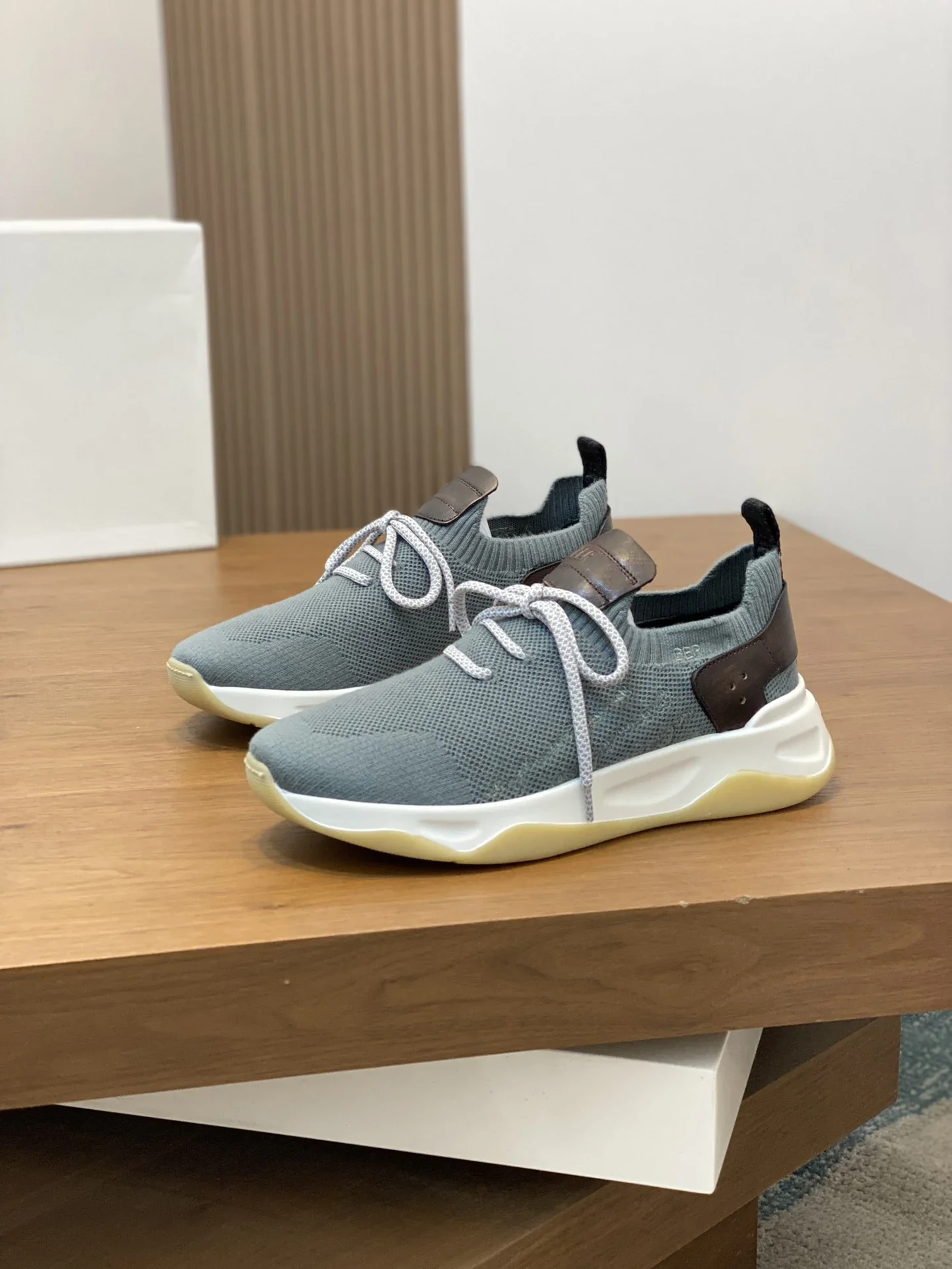 

BLSK CPRT Shoes knitting 2025 new outdoors comfort genuine leather quality Breathable sports work Men‘s European big size 39-46