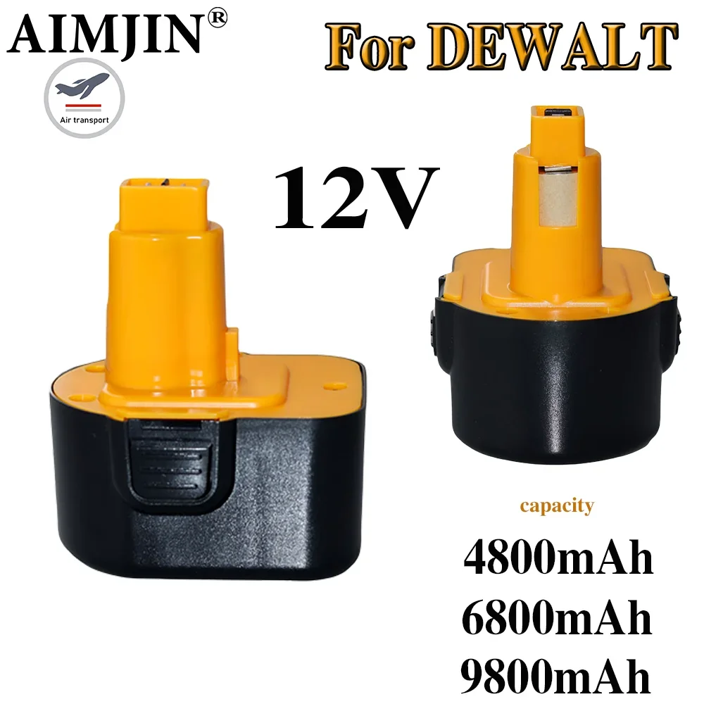 

For Dewalt DC9071 DW9072 DW9071 DE9074 DE9037 DE9071 DE9072 DE9075 Cordless Power Tool 12V 4.8/6.8/9.8Ah Battery Battery