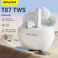 Awei  TWS Bluetooth 5.3 Earbuds Wireless Bluetooth Earphones Touch Control Stereo Headset Waterproof Sport Headphones