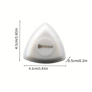 Miwayer-LED Light Guitar Pick, ABS Electric Guitar Picks, Three Colors Light Options, White, Green, Purple, 1pcs 6 Main Sales LED Guitar Pick - №2