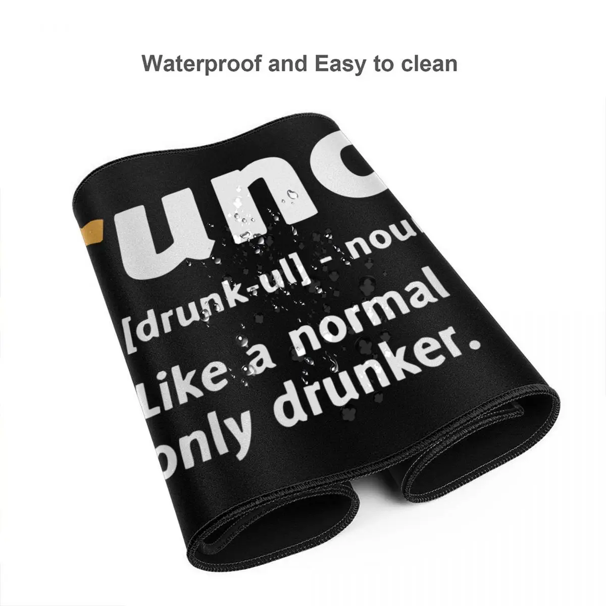 Druncle druncle engraçado tapete de teclado mousepad grande computador portátil anti-deslizamento de borracha natural mouse pad