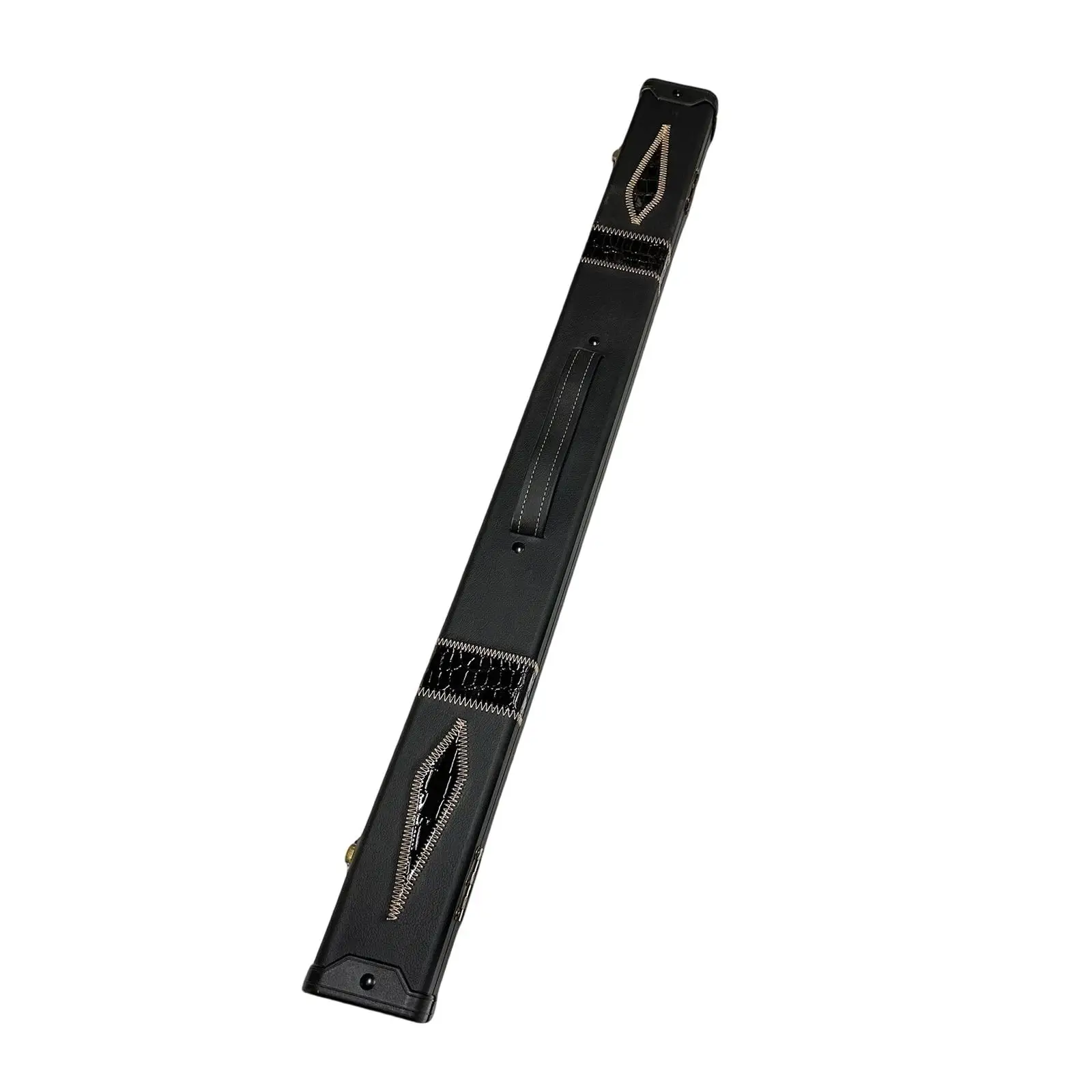 Pool Cue Stick Box PU Leather Dustproof Carrying Case for Billiards Table Cue Accessories