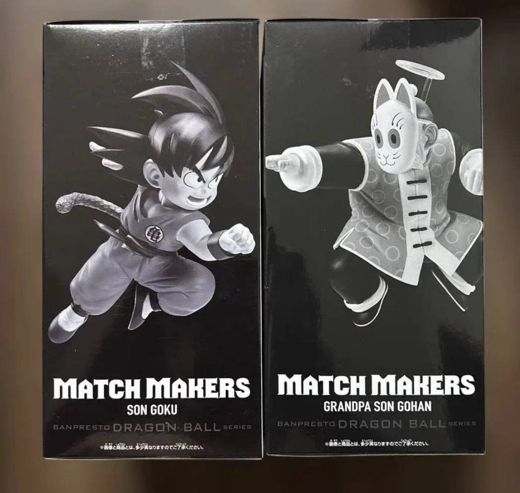 Hot Sale In Stock Banpresto Match Makers Dragon Ball Son Gokuu Vs Son Gohanson Gohan Grandpa Figure Anime Model
