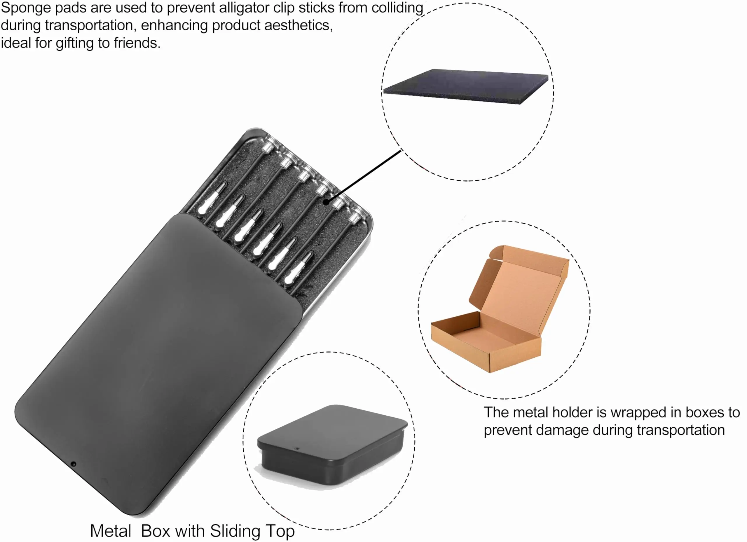 Model Painting Stand Base Holder 12PCS Alligator Clip Sticks Magnetic Bendable for Airbrush Spray Hobby DIY Model Crafting