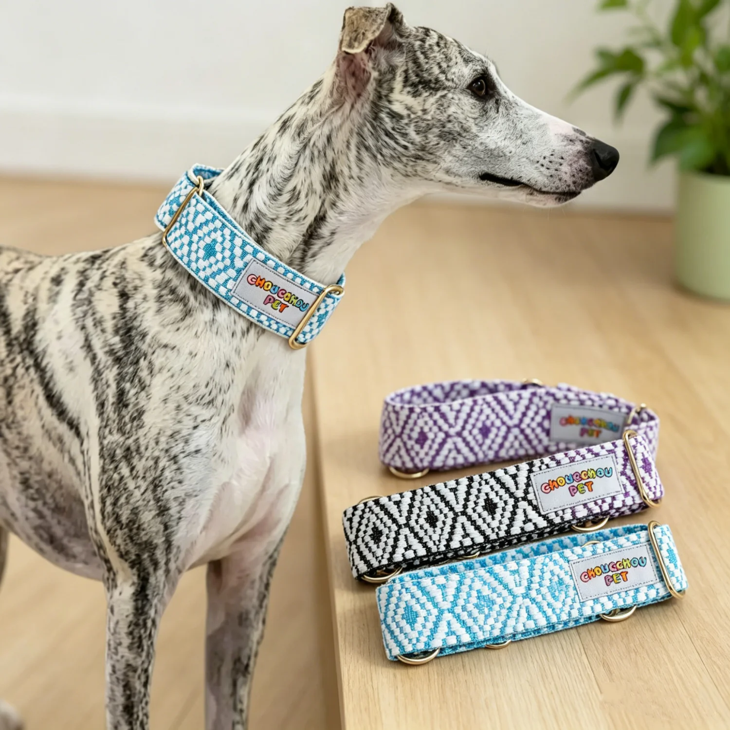 Collar ajustable suave para perros medianos y grandes, galgo italiano - imagen 5