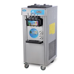 Italian Soft Ice Cream Making Machine Three Flavors Soft Serve Machine Ice Cream Machine For Ice Cream