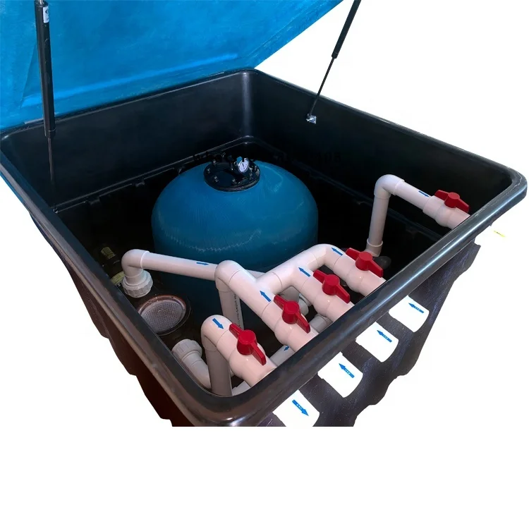 Fiberglass Underground Swimming Pool Equipment In-Ground Filter System with Water Pump Pool Cleaner