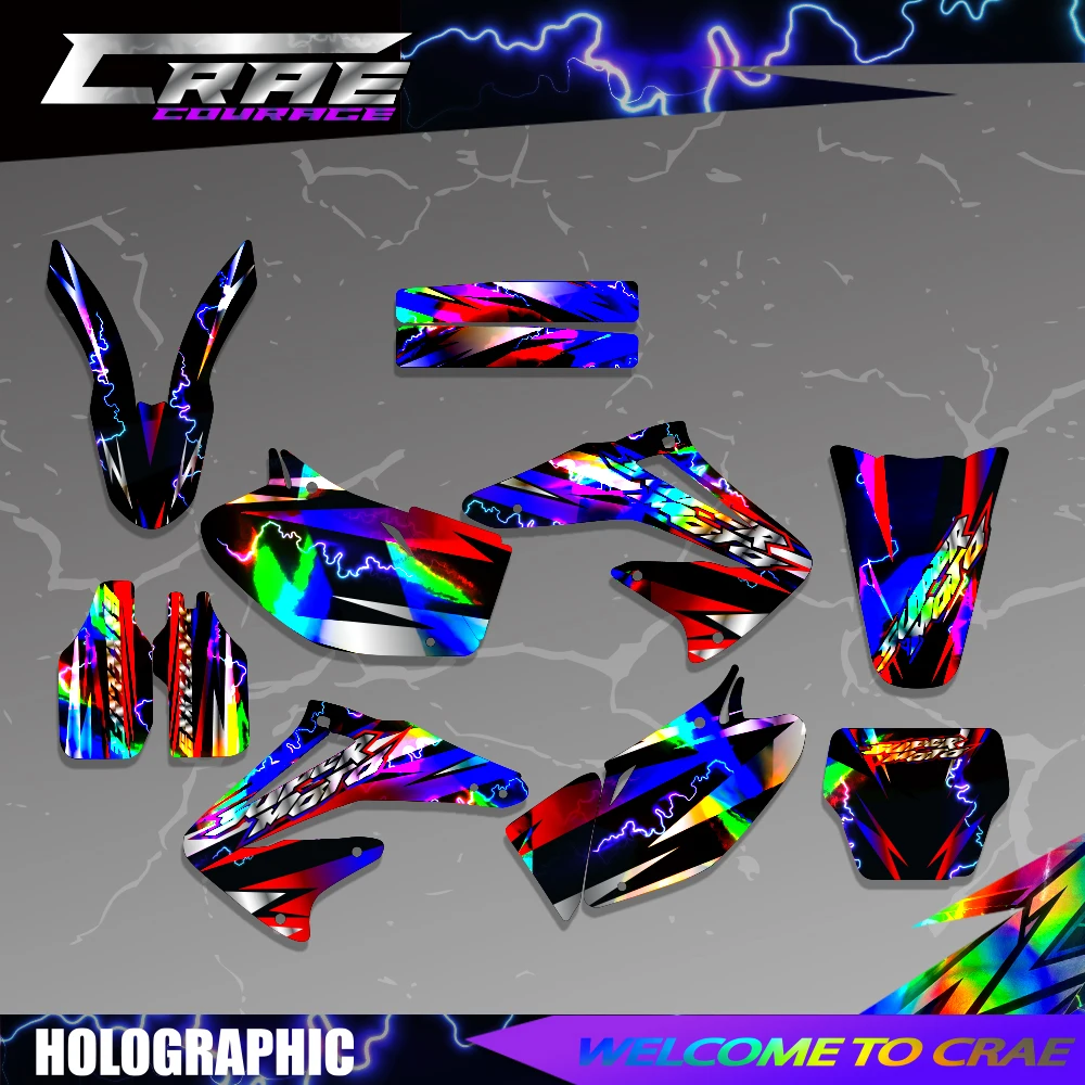 مجموعات ملصقات الرسومات والخلفيات لهوندا CRF450R CRF450 2002 2003 2004 CRF 450 450R CRF 450 R #1