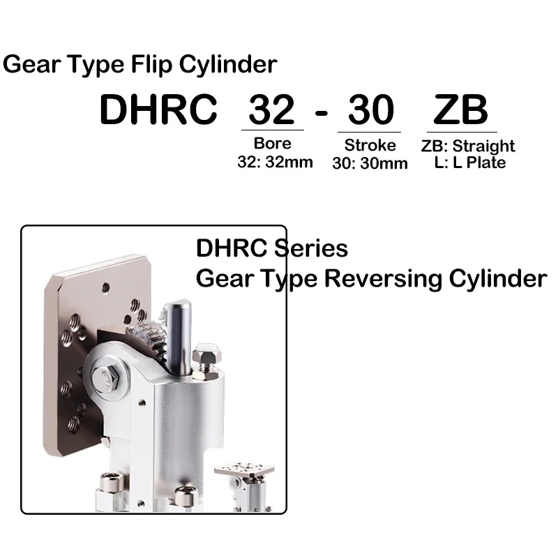 FCZ Side Pneumatic Manipulator Accessories Posture Block Lever Z-FCZ20-20ZB/32-40L/40-45L Fixture 90 Degree Flip Cylinder