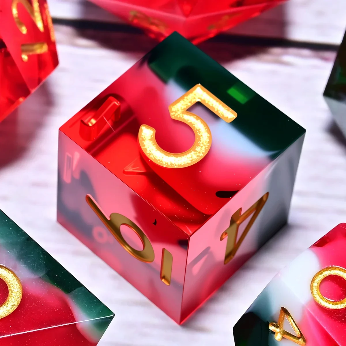 

Набор из 7 предметов, кубики из смолы DND для Dungeons And Dragons DND 5e, ролевая игра, настольная игра, настольные ролевые игральные кости, подарок на день рождения