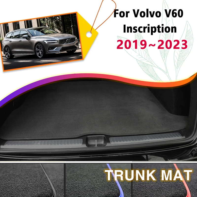 

Car Trunk Mats For Volvo V60 Inscription 2019~2023 Boot Cargo Liner Tray Tapis Rear Trunk Luggage Carpet Pads Auto Accessories