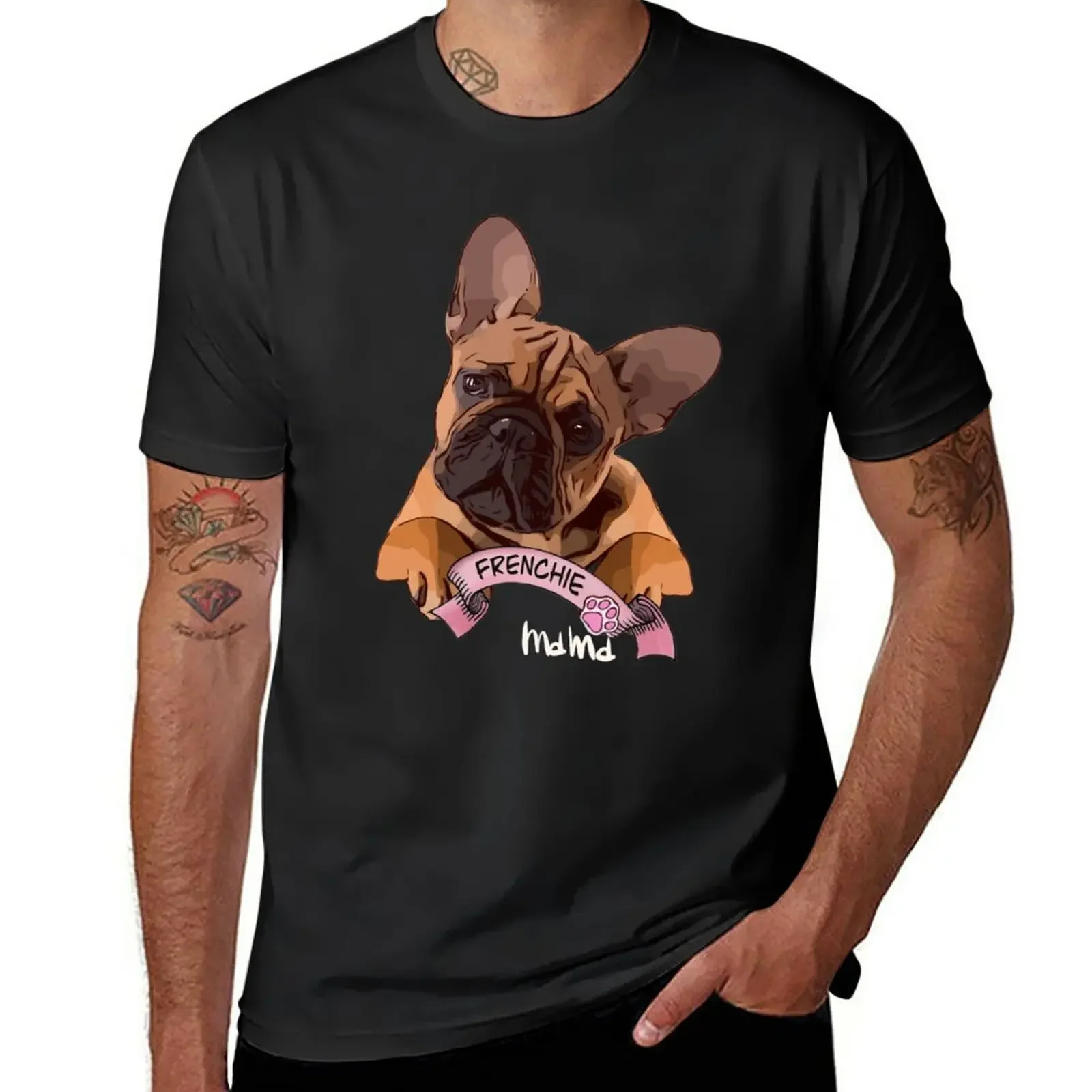 New Frenchie French bulldog lovers gift T-Shirt Blouse funny t shirt quick drying shirt mens big and tall t shirts