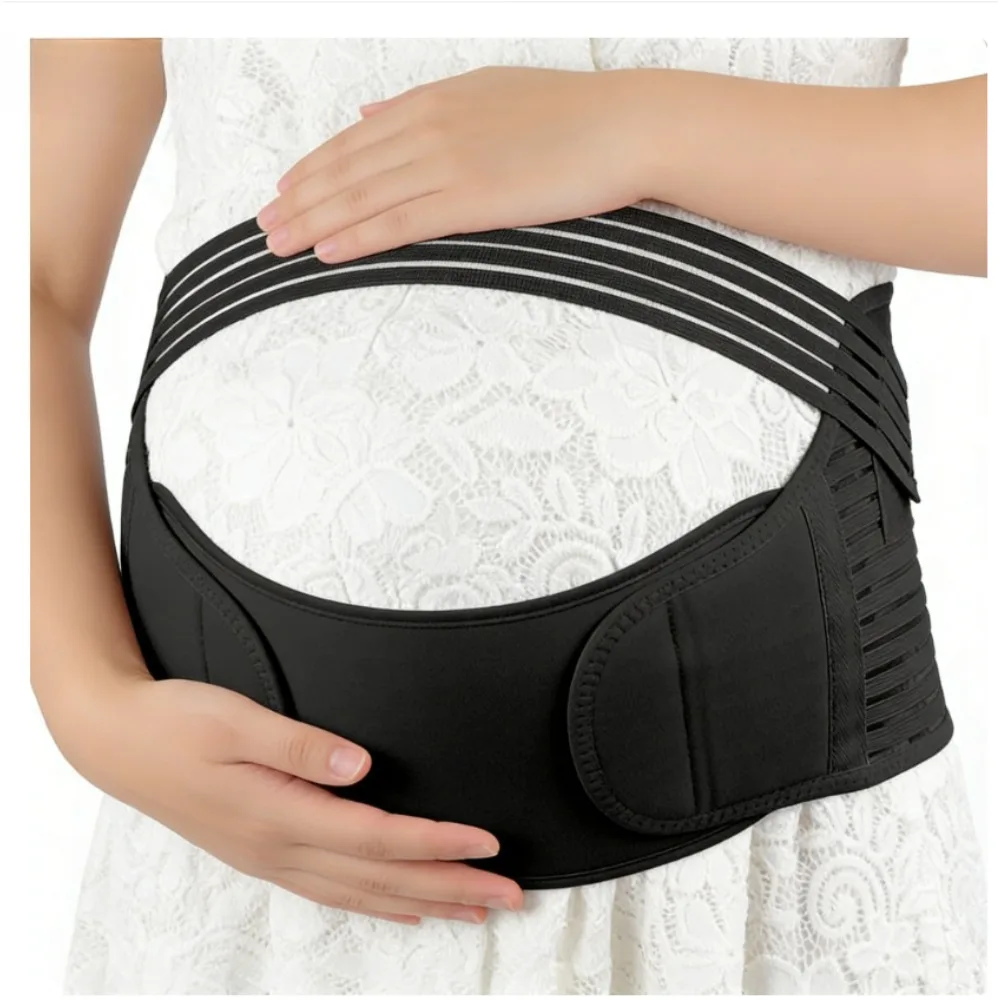 

Регулируемый дышащий бандаж для беременных: пояс для поддержки живота и спины, облегчающий боль