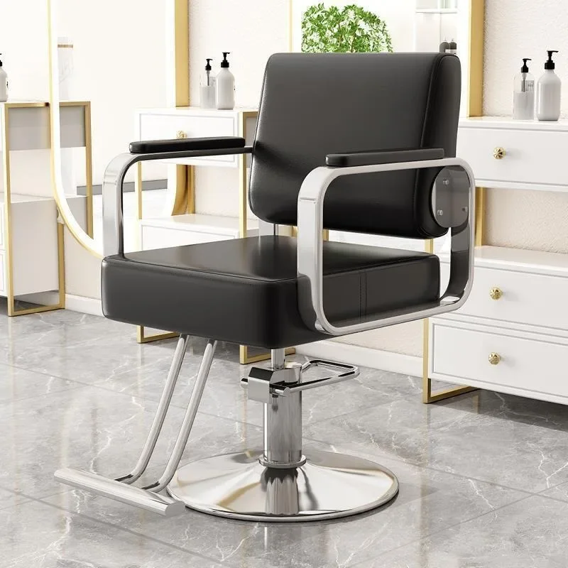 Modern Simple Hair Salon Chair Hair Salon Barber Shop Rotatable Lifting Cutting Internet celebrity