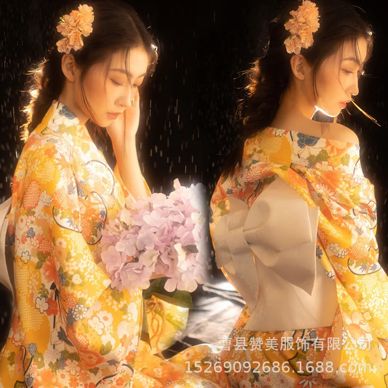 

2026 Japanese Kimono Women Formal Dress Traditional Japanese Yukata Photo Photography Dress Party Dress Cosplay Clothes