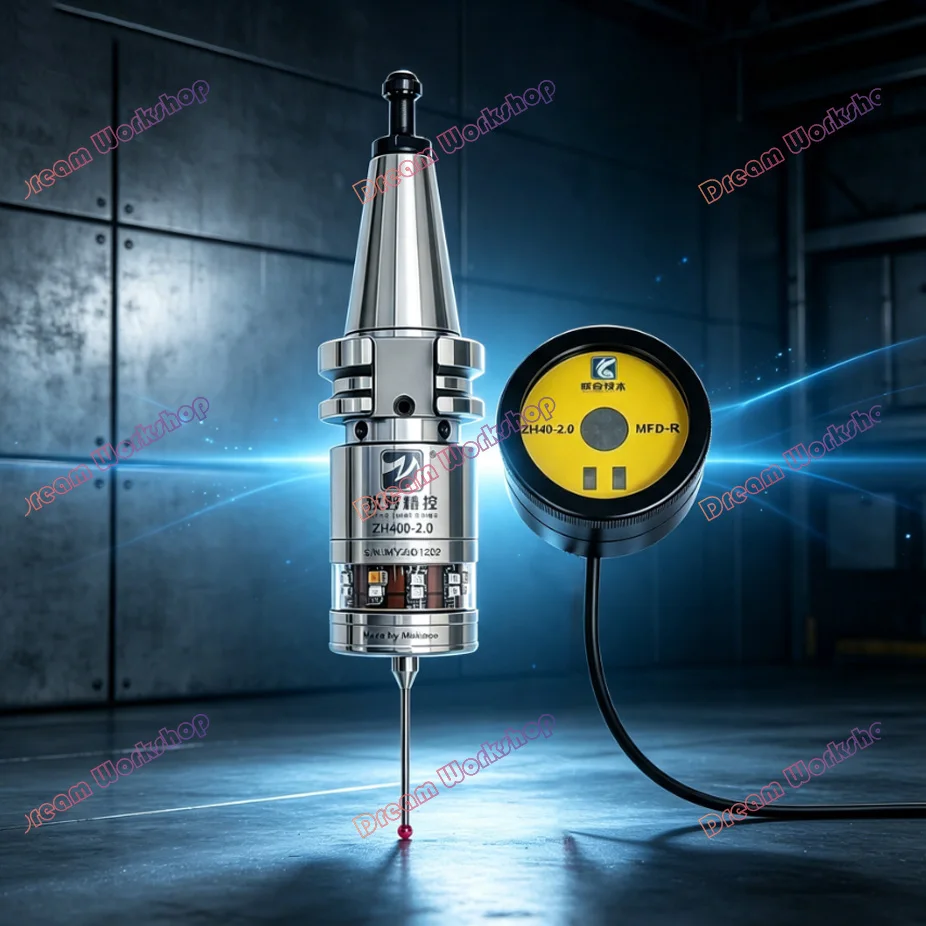 ZH400-2.0 Infrared Wireless Probe for CNC Machine Tools Automatic Edge Finder Machining Center - Precision CNC Probe