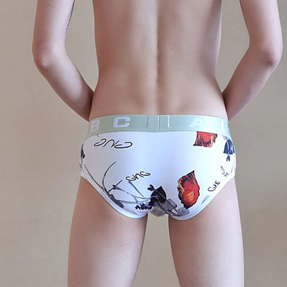 

Panties Shorts Brief Boxer Briefs Men's Soft and Comfortable Elephant Nose Pouch Underwear with Laid Flat Size Chart