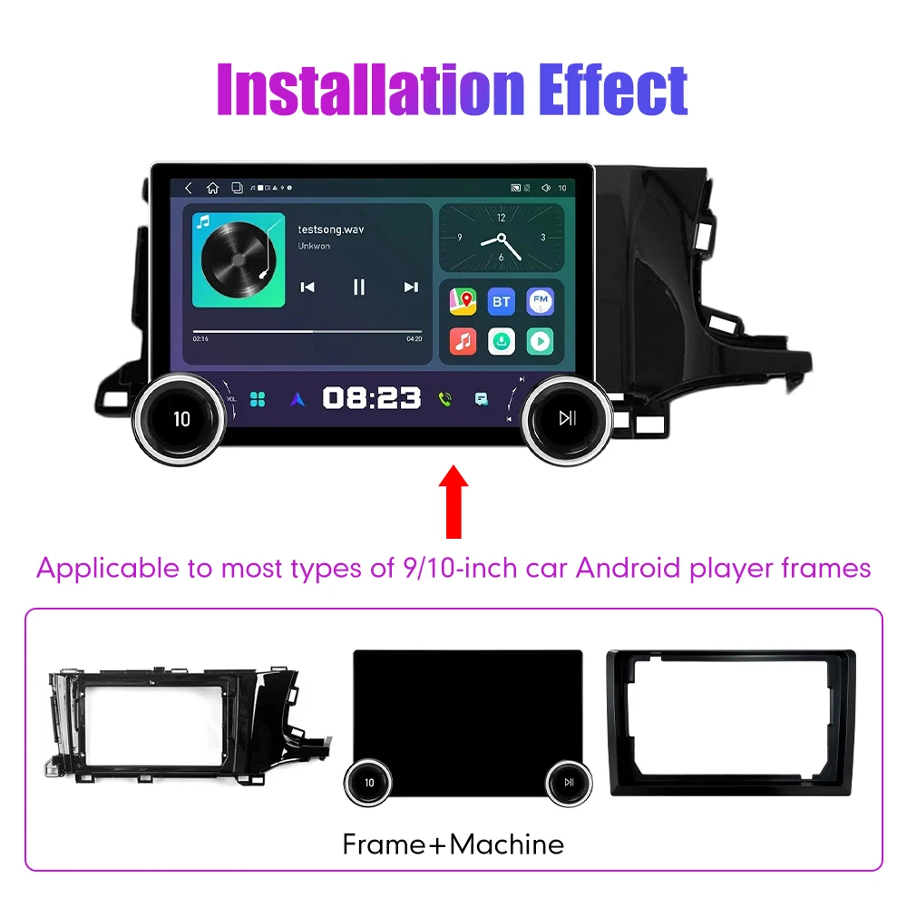 11.8 Inch 2K Double Knobs 2 Din Car Radio For Honda Shuttle 2015-2019 Car Radio DVD Multimedia Video Player Android Auto Carplay