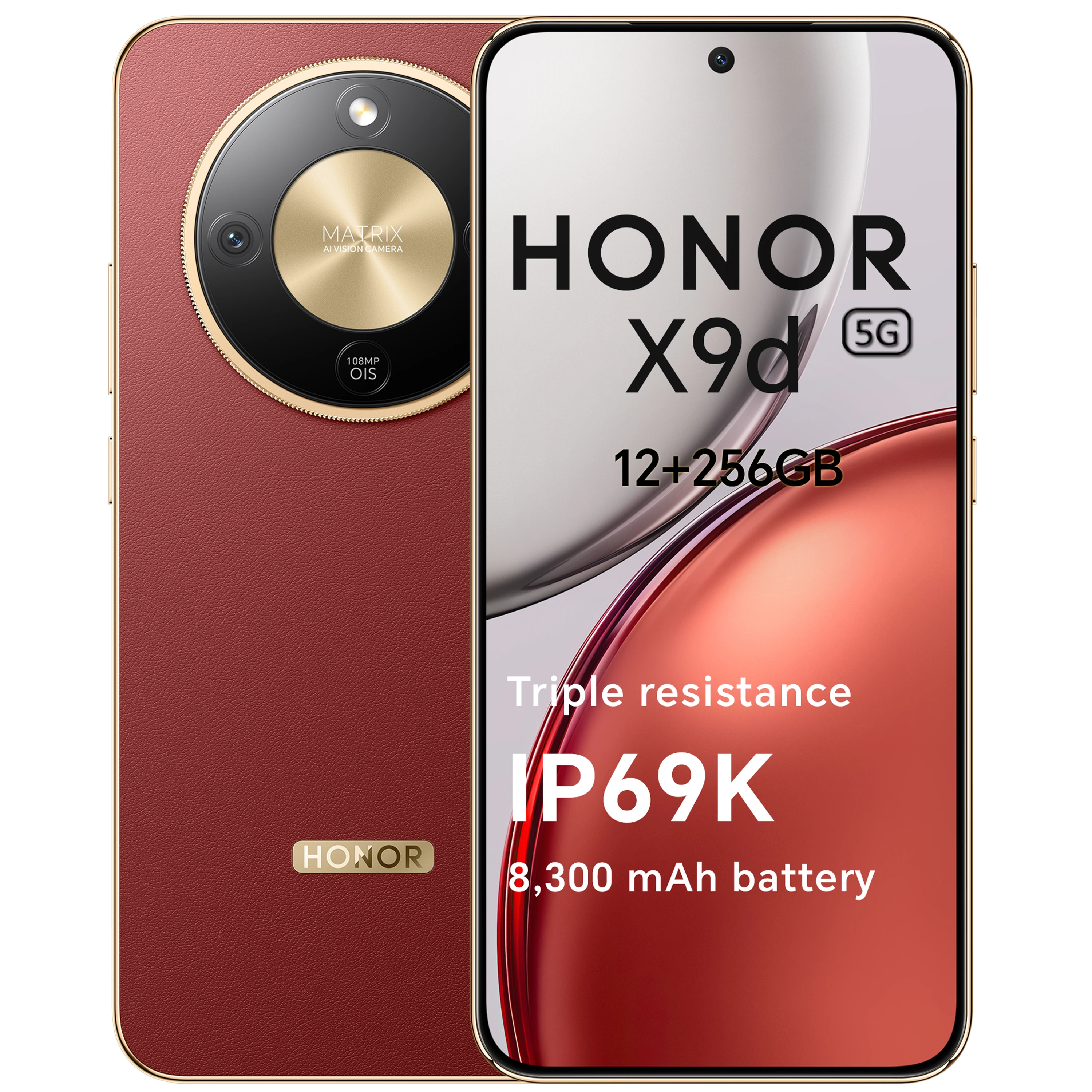 2026 Honor X9d Global 5G Android Smartphone Mobile Phone with Snapdragon 6 Gen 4 Processor 8300 mAh 108 MP Cameras