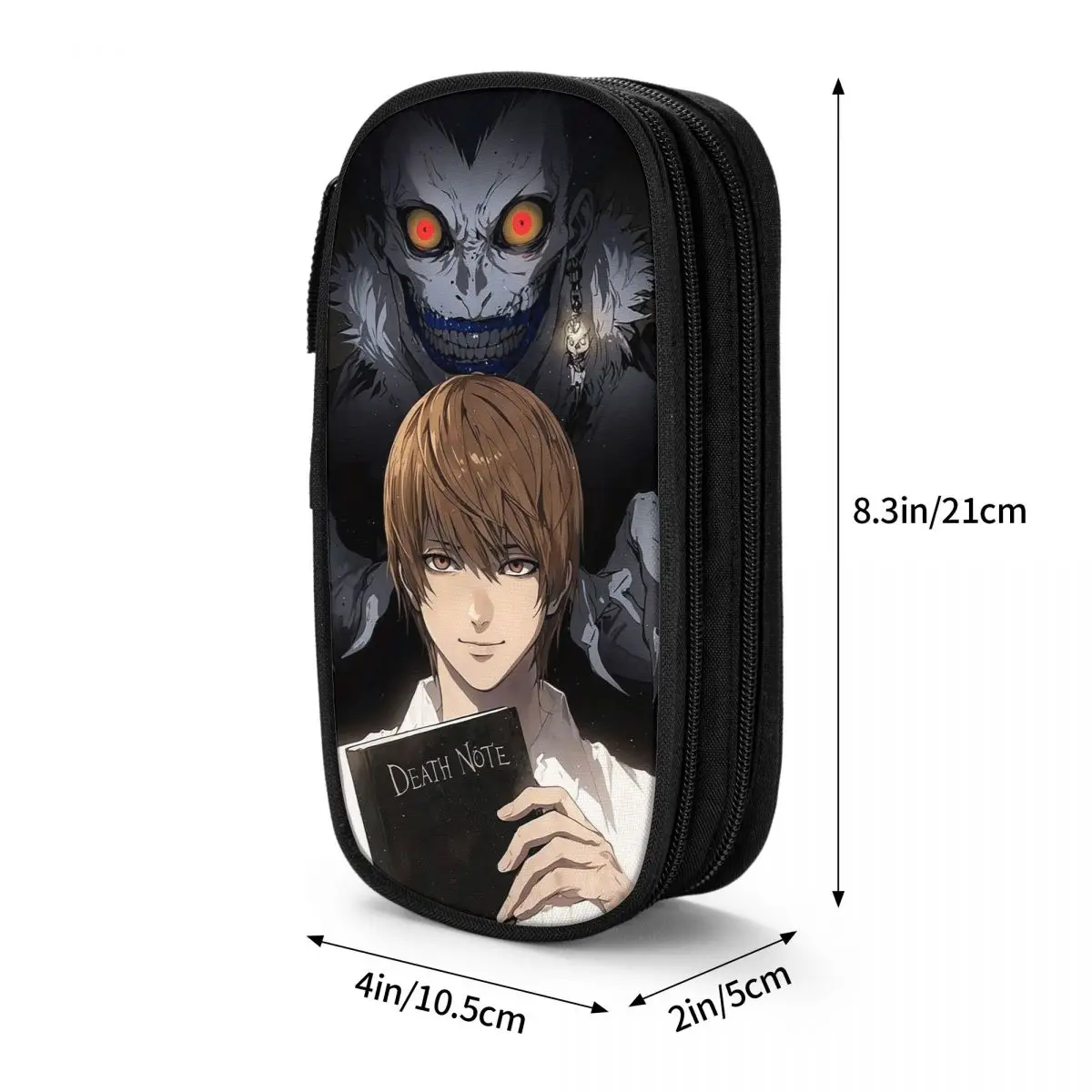 Deaths Notes Ryuk Anime Pencil Case for Kids School Pen Box Pencil Bag Stationery Supplies Pen Holder Bag