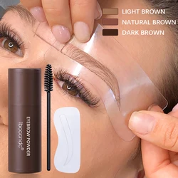 Eyebrow Stamp Waterproof Long Lasting Natural Brow Stamp Shaping Kit Shape Brow Stamp Contouring Stick Hairline 3Colors