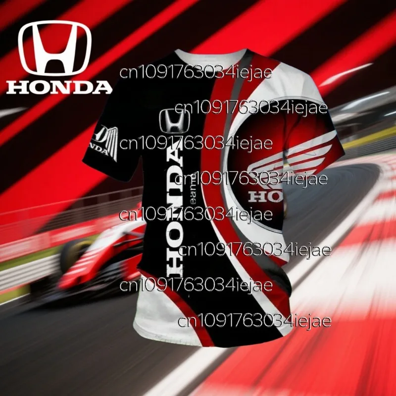 

2025 Honda Motorcycle Summer Competition Racing Suit Adult Quick-Drying T-Shirt Comfortable Casual Short Sleeve Breathable
