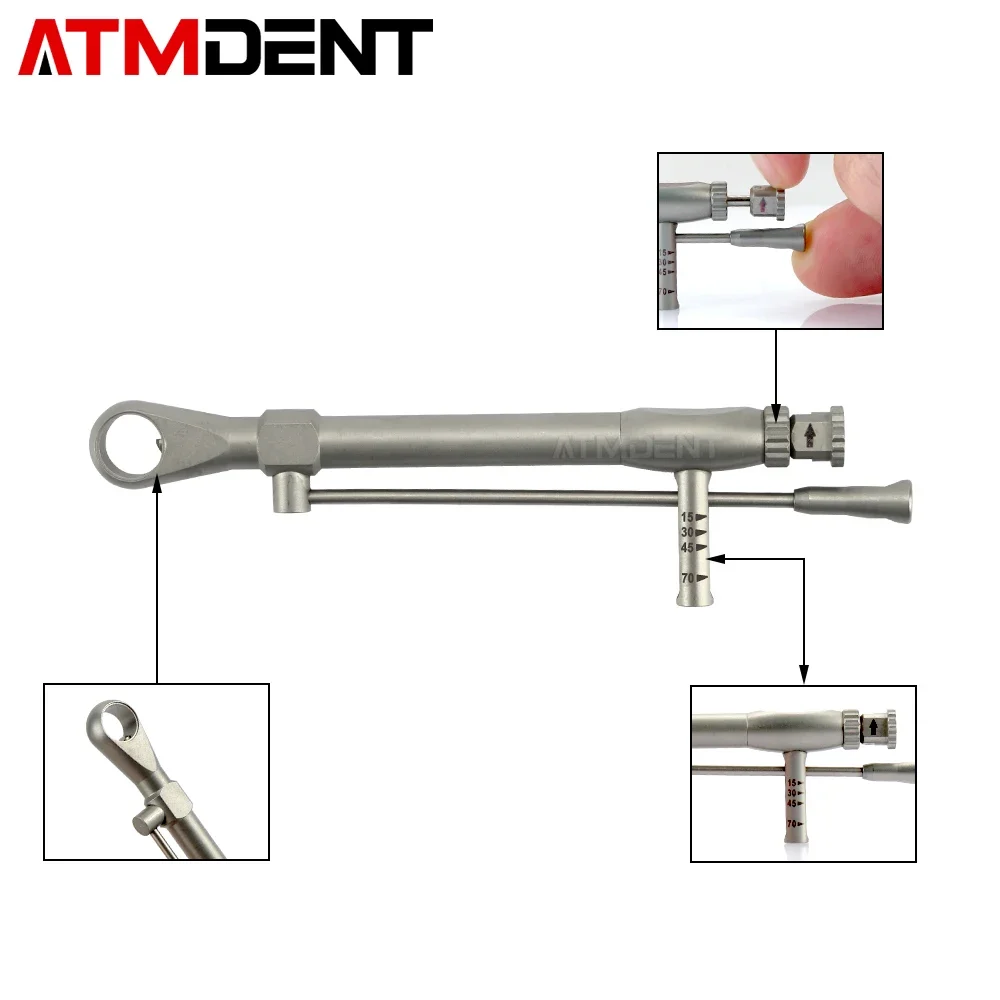 Dentals Implants Torque Wrench Screwdriver Prosthetic Kit Ratchet Drivers Dentistry Implants Repair Tools