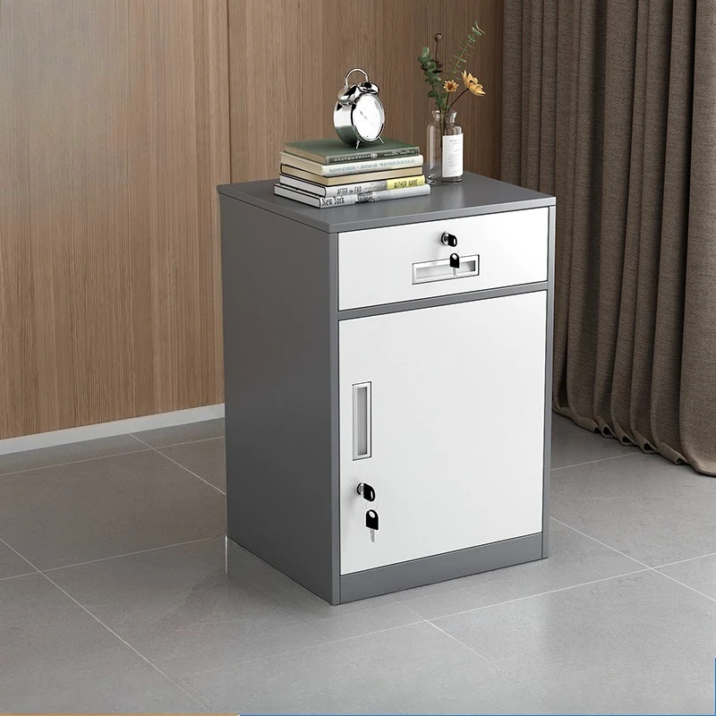 Office Under Desk File Cabinet Tool Storage Small Iron Short Cabinet Locker Drawer Lock meuble de rangements furniture with key