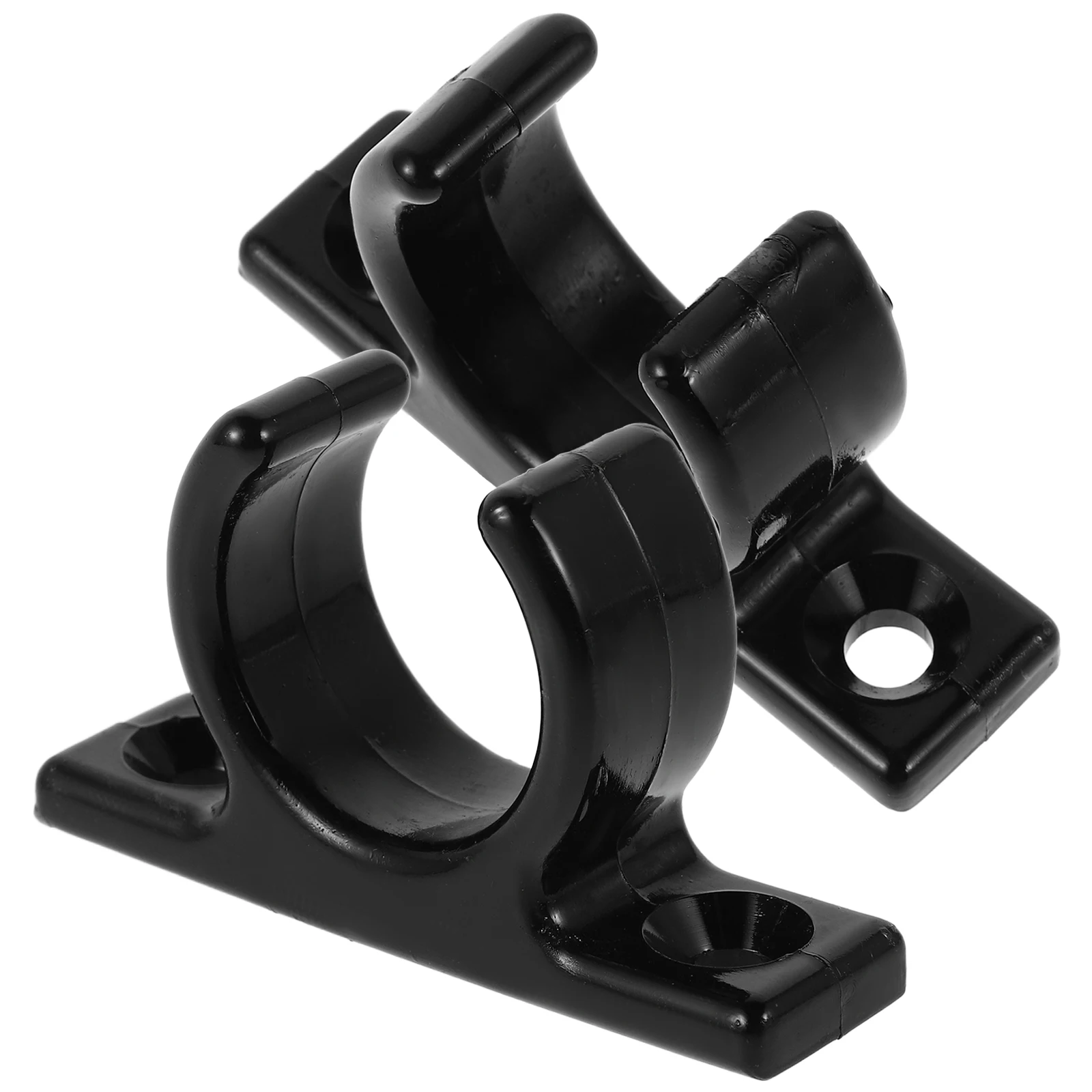 

2 Pcs Marine Pipe Clamp Boat Paddle Holder Ladder Clip Canoe Keeper Kayak Mount Clips